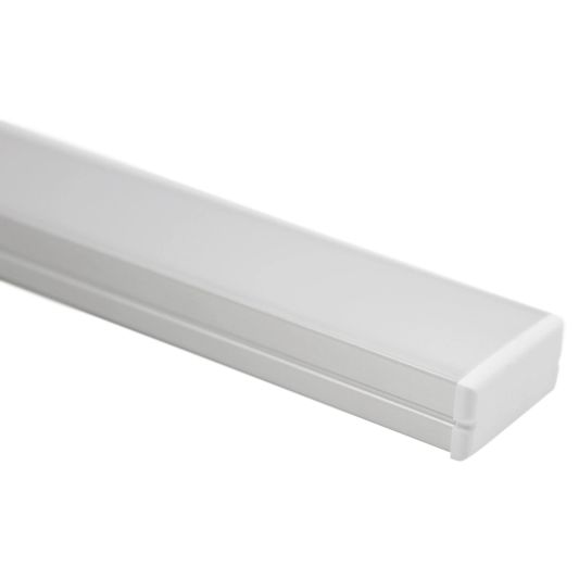 Led profiel 4 meter opbouw breed laag 10 mm