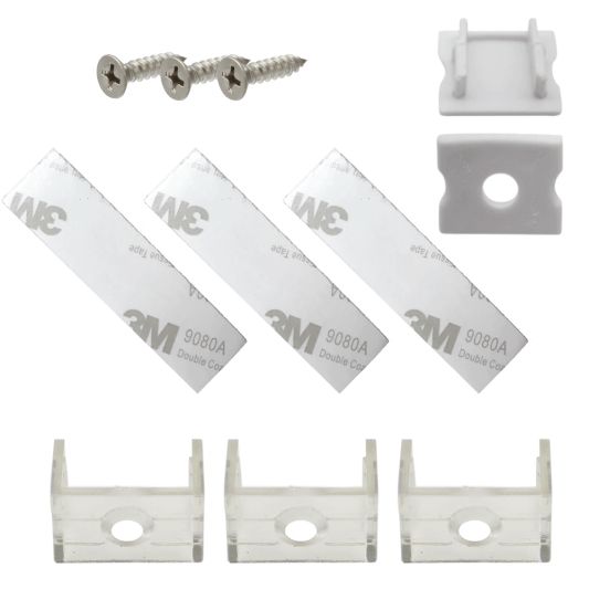 Led profiel 2 meter opbouw breed hoog 20 mm