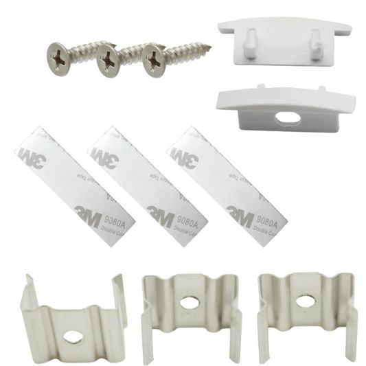 Led profiel 3 meter inbouw laag 8 mm slim line