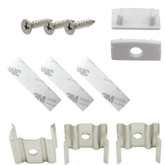 Led profiel 4 meter opbouw laag 8 mm slim line