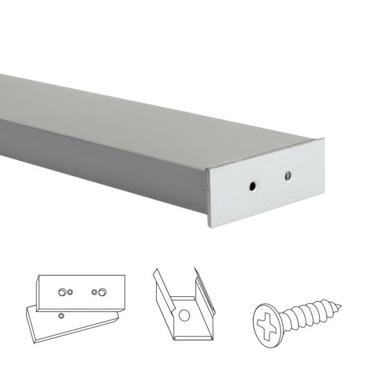 Led profiel up down muur profiel 1 meter