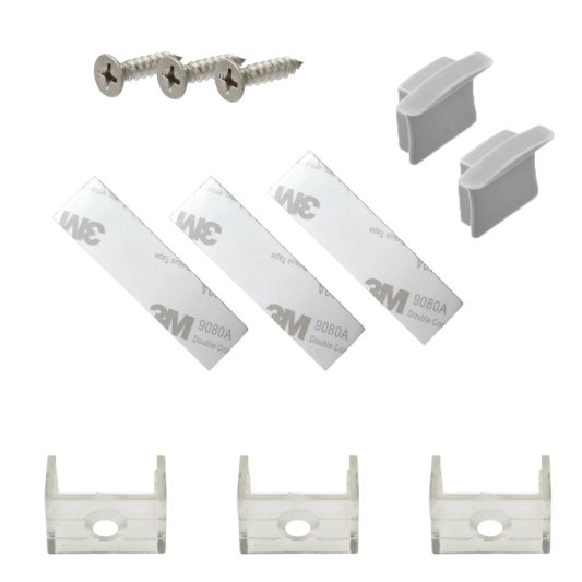 Led strip profiel breed inbouw hoog 1 meter