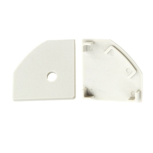 Ledstrip hoekprofiel 1 meter Basic line - compleet inclusief afdekkap 1 meter