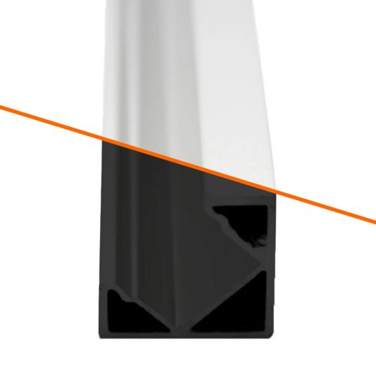 Los ledstrip hoekprofiel 1 meter 18 mm slim line
