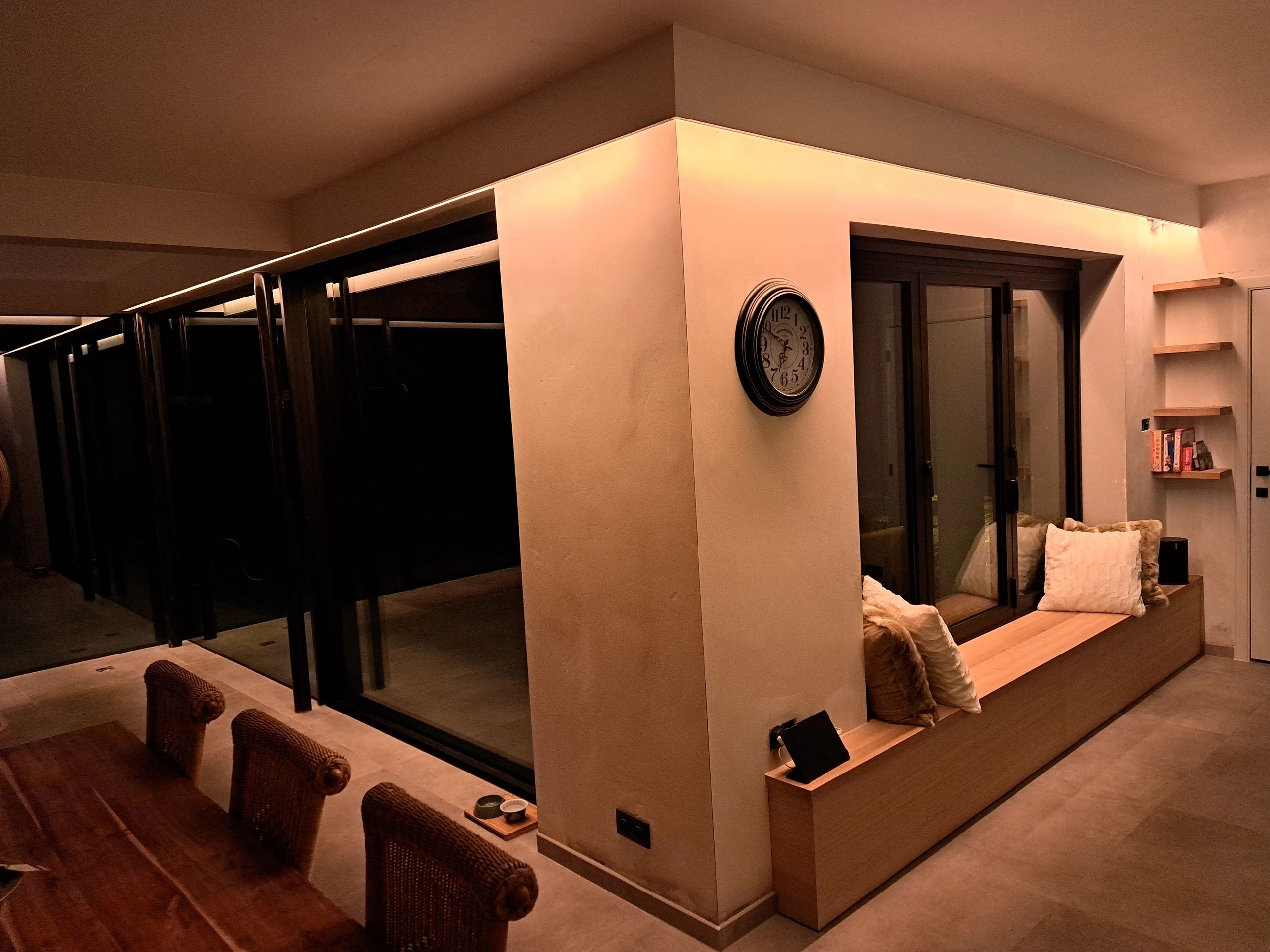 Led profiel 4 meter opbouw breed laag 10 mm