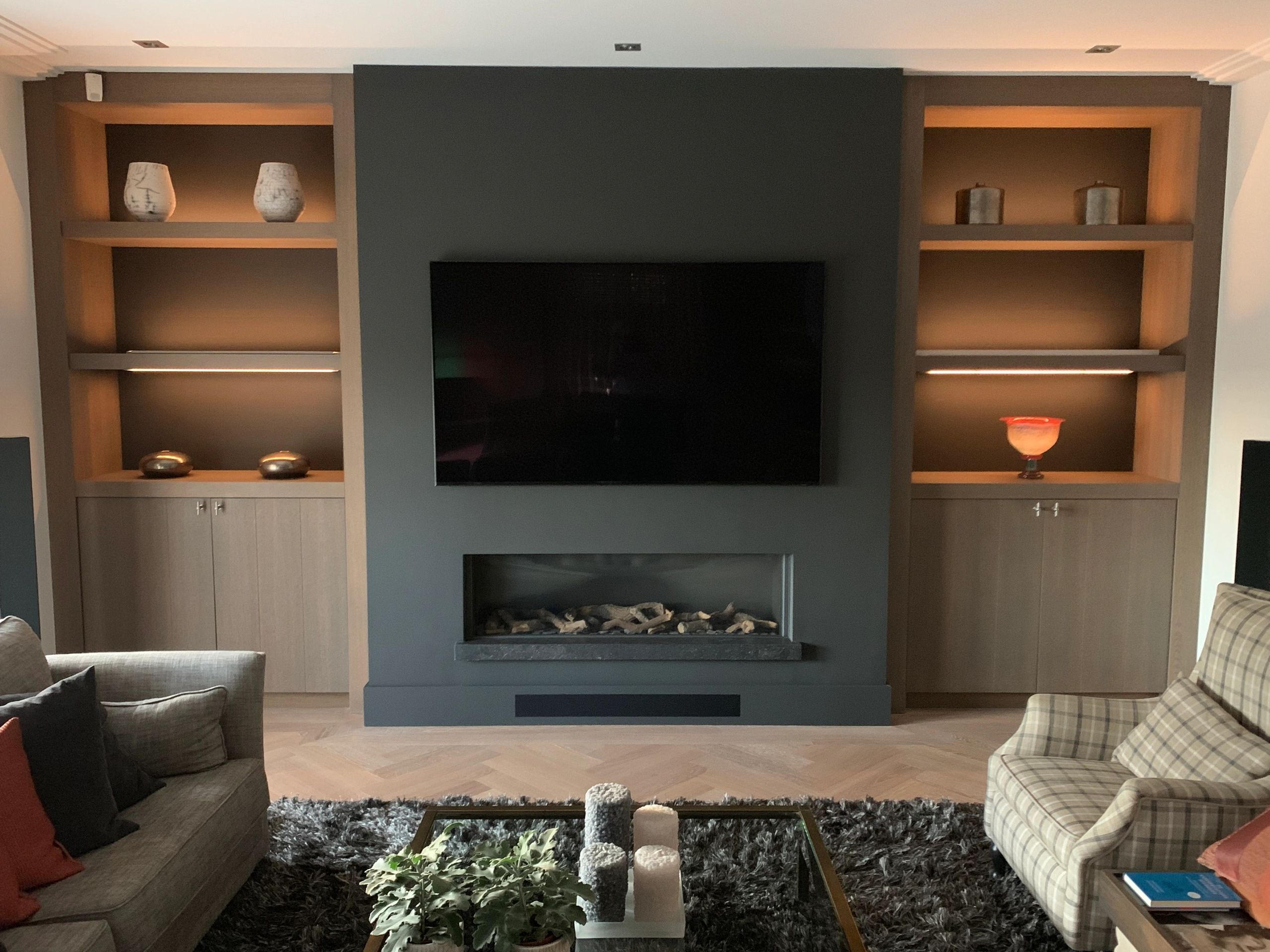 Led profiel 1 meter inbouw laag 8 mm slim line