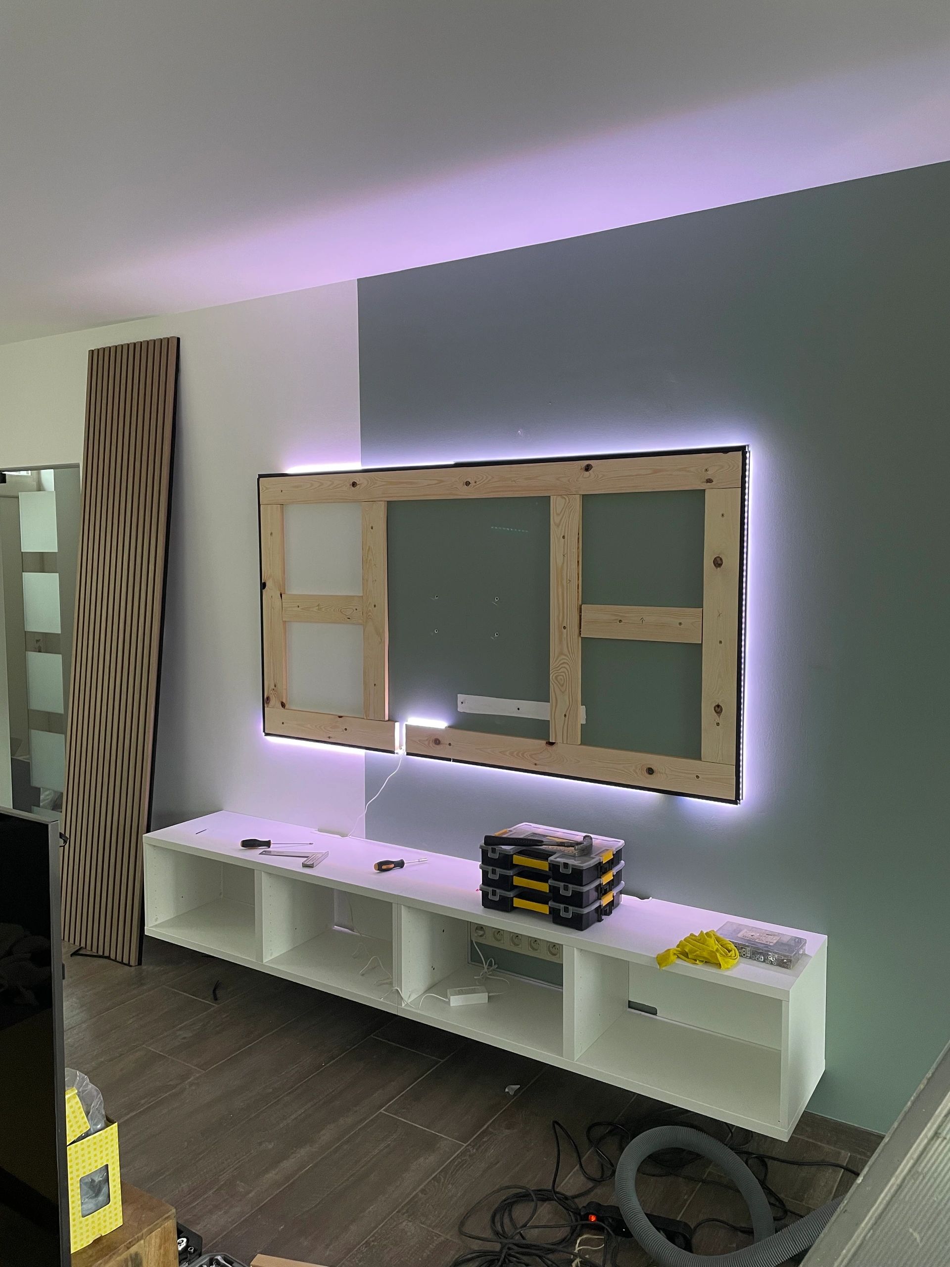 Aluminium ledstrip profiel zwart opbouw 3M - 15 mm hoog - compleet met afdekkap