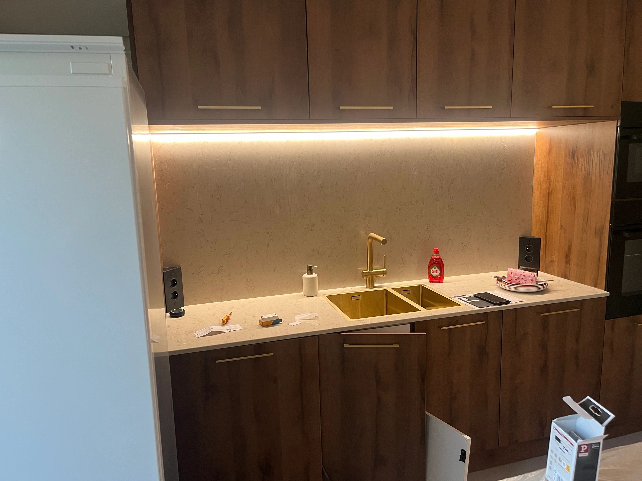 Led profiel 3 meter opbouw laag 8 mm slim line